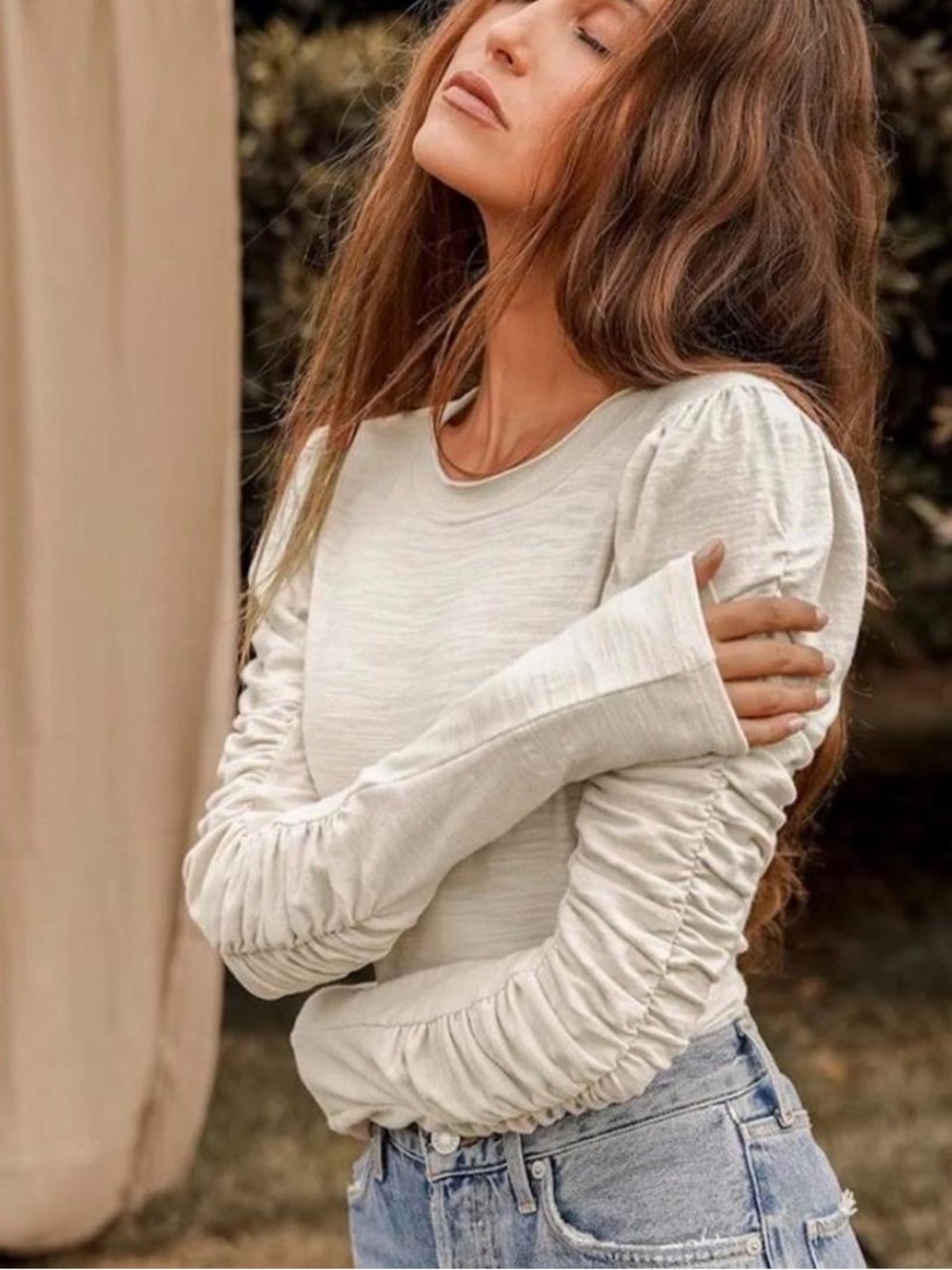 WE THE FREE PEOPLE Natasha Top White Size Small